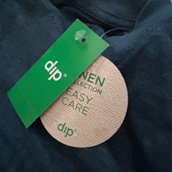 Dip 100% linen easy care  linen Plus cuffed  Knit Shirt NWT make offer - Picture 8 of 10